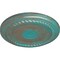 Ekena Millwork Small Alexandria Ceiling Medallion (Canopies up to 4 5/8"), 7 7/8"OD x 3/4"P, Copper Green Patina CM07ALCGS - alternate 2